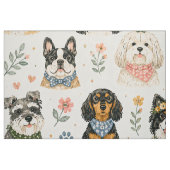 Aquarell-Hundmuster-Bundle Stoff (Fat Quarter (45,7 x 55,9 cm))