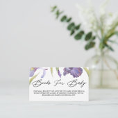 Aquarell i ris Florentiner Frühlingsgarten Bücher Begleitkarte (Stehend Vorderseite)