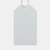 Aquarell Igel Blue Baby Dusche Vielen Dank Geschenkanhänger (Rückseite)