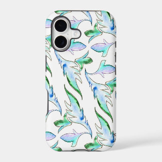 Aquarell Ikat Muster iPhone Fall