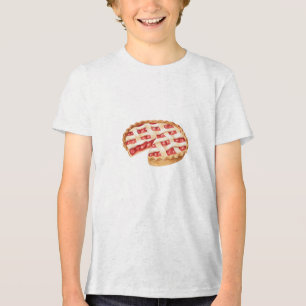 Aquarell-Illustration Apfelkuchen Tri-Blend Shirt
