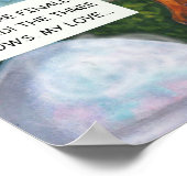 Aquarell-Illustration Comic-Kurzgeschichte Fantasy Poster (Ecke)