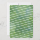 Aquarell im Bau Trucksäulendusche Einladung (Rückseite)