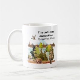 Aquarell im Freien und Kaffee Kaffeetasse