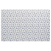 Aquarell In blauen Polka-Punkten . Stoff (Yard (91,4 cm))