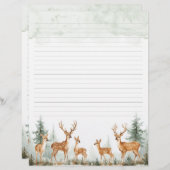 Aquarell in waldbedecktem Papier (Vorne/Hinten)