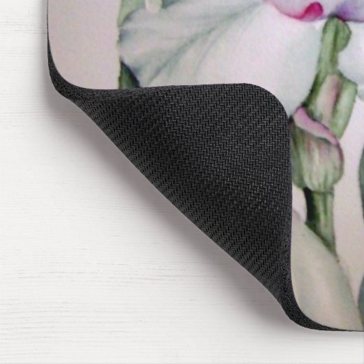 Aquarell-Iris Mousepad (Ecke)