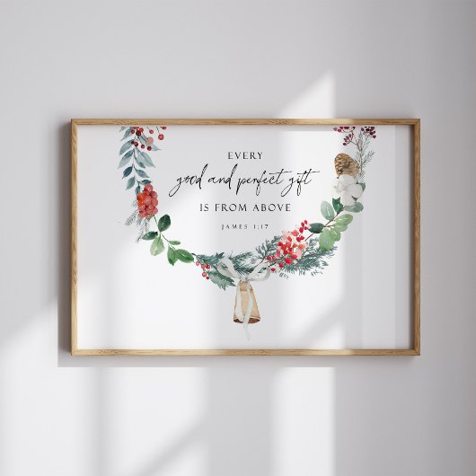 Aquarell jedes Geschenk ist von über Weihnachten Poster