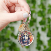 Aquarell Jesus Schlüsselanhänger (Hand)