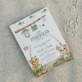 Aquarell Junge Babydusche Einladung