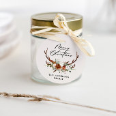 Aquarell Junggebliebene frohe Weihnachten Geschenkanhänger