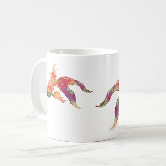 Aquarell Kaffeetasse (Vorderseite Links)