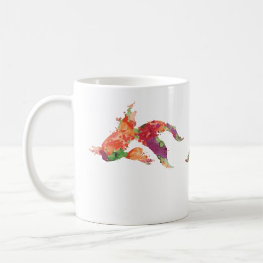 Aquarell Kaffeetasse (Links)