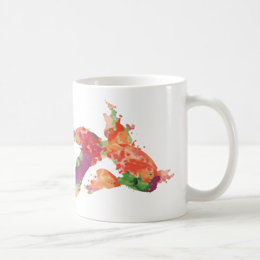 Aquarell Kaffeetasse (Rechts)
