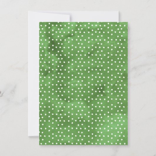 Aquarell Kaktus-Babyparty danken Ihnen zu Einladung (Rückseite)