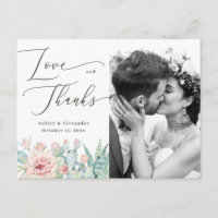 Aquarell-Kaktus-Blumen-Hochzeit-Dankeschön-Foto