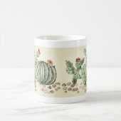 Aquarell, Kaktus Kaffeetasse (Mittel)