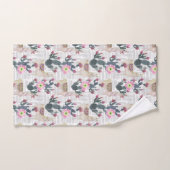 Aquarell-Kaktus-Muster Badhandtuch Set (Handtuch)