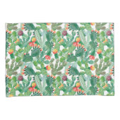 Aquarell-Kaktus-Muster Kissenbezug (Vorderseite-Rechts)