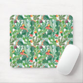 Aquarell-Kaktus-Muster Mousepad (Mit Mouse)