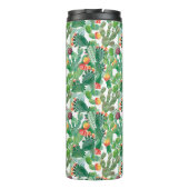 Aquarell-Kaktus-Muster Thermosbecher (Rückseite)