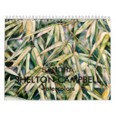 Aquarell-Kalender durch Sandra Shelton Campbell Kalender (Titelbild)