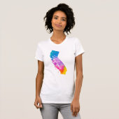 Aquarell Kalifornien T-Shirt (Vorne ganz)
