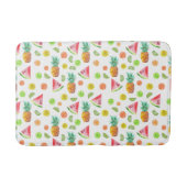 Aquarell-kandierte Frucht-Muster Badematte (Vorderseite)