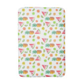 Aquarell-kandierte Frucht-Muster Badematte (Vorderseite Vertikal)