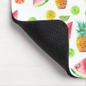 Aquarell-kandierte Frucht-Muster Mousepad (Ecke)