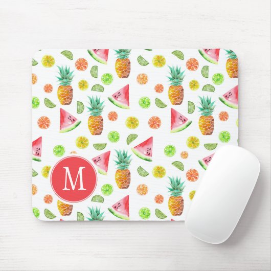 Aquarell-kandierte Frucht-Muster Mousepad (Mit Mouse)