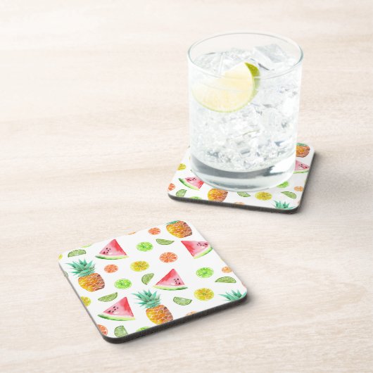 Aquarell-kandierte Frucht-Muster Untersetzer (Rechte Seite)