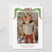 Aquarell Kariert Bow Garland Weihnachten (Vorderseite)
