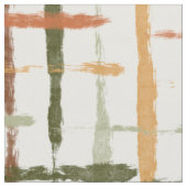 Aquarell-Karo-Muster mit chaotischen Linien Stoff (Nahaufnahme)