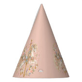 Aquarell-Karussellpferd Pariser Märchen Partyhütchen (Links)