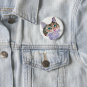 Aquarell-Katze Button (Beispiel)