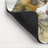 Aquarell-Katze Mousepad (Ecke)