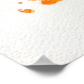 Aquarell-Katze Poster (Ecke)