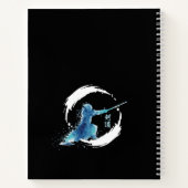 Aquarell-Kendo-Übungstagebuch-Praktiker Notizblock (Rückseite)