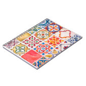 Aquarell Keramik Fliesen Sammlung. Quadratischer V Notizblock (Linke Seite)