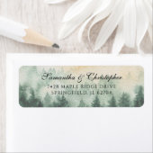 Aquarell-Kiefernwald-Hochzeit (Insitu)