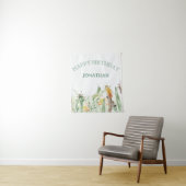 Aquarell Kind Käfer Insekt Geburtstag Wandteppich (Beispiel)