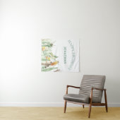 Aquarell Kinder Insekt Geburtstag Wandteppich (Beispiel (Horizontal))