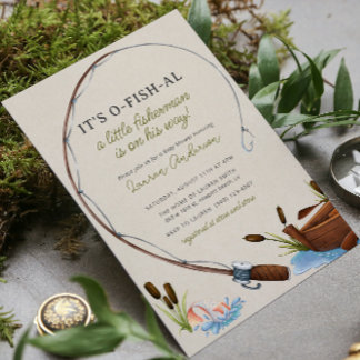 Aquarell Kinderdusche Einladung