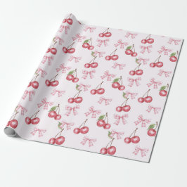 Aquarell-Kirsch-Verpackungspapier Kirsch-Geschenkv Geschenkpapier
