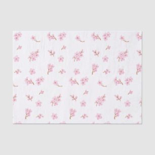 Aquarell-Kirschblüten-Blumen  Seidenpapier