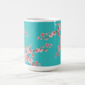 Aquarell-Kirschblüten-Kaffeetasse Kaffeetasse (Mittel)