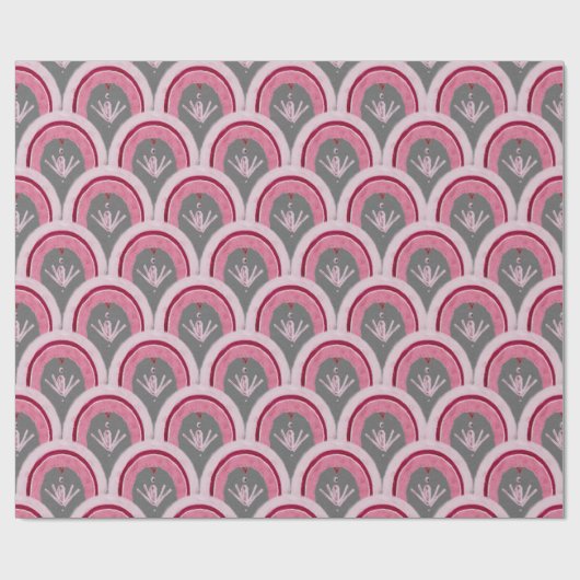 Aquarell-Klassiker Rosa Handgezeichnet Geschenkpapier (Flach)