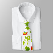 Aquarell-Kleeblätter und Regenbows irisch Krawatte (Gebunden)