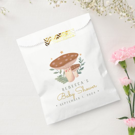 Aquarell Kleine rote Pilze bevorzugen Tasche Geschenktütchen (Versiegelt)